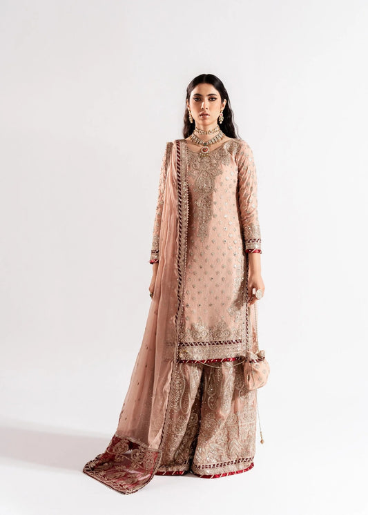 Wide-leg sharara set