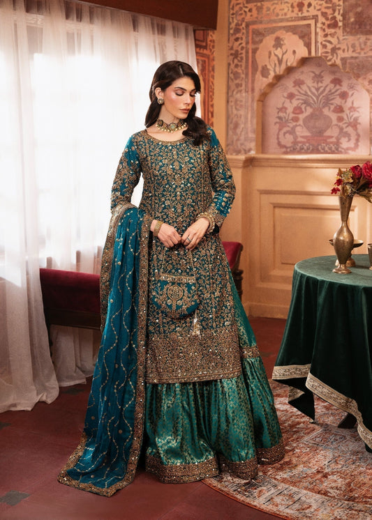 Chiffon Bride Sharara Suit