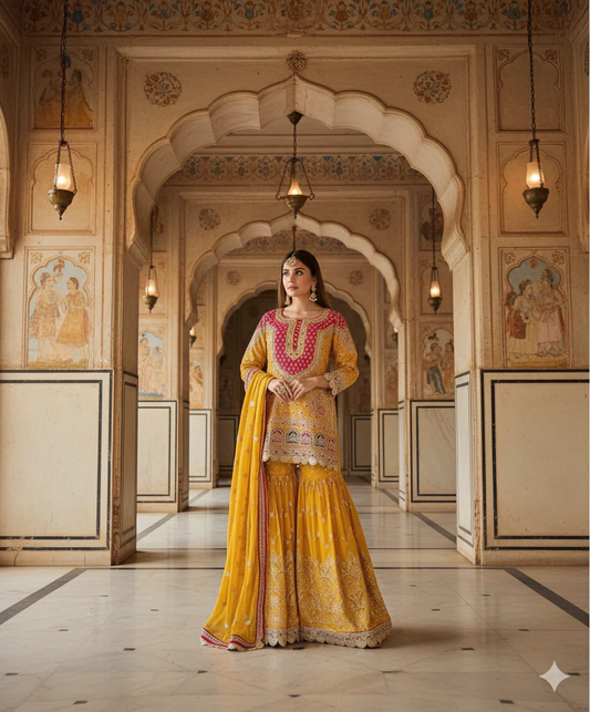 Deepika Sharara Suit